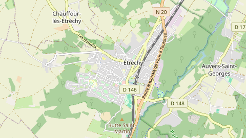 Carte de localisation de l'évènement