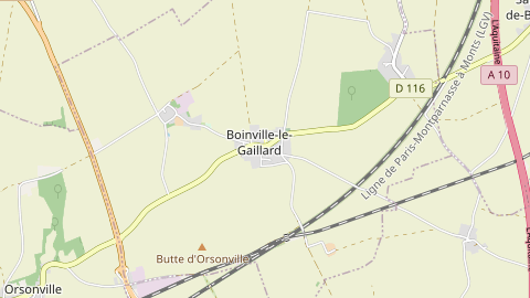 Carte de localisation de l'évènement
