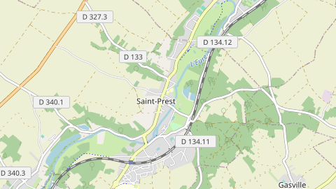 Carte de localisation de l'évènement
