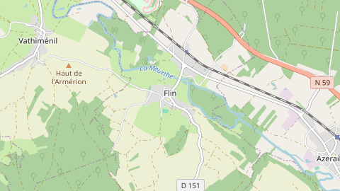 Carte de localisation de l'évènement