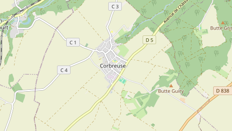 Carte de localisation de l'évènement