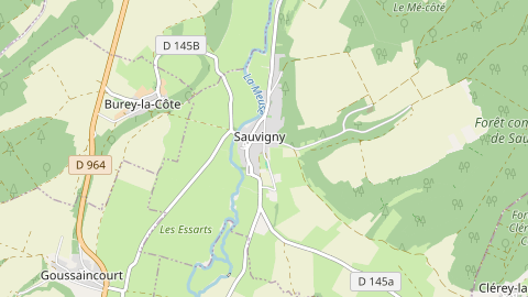 Carte de localisation de l'évènement