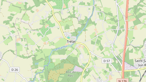 Carte de localisation de l'évènement