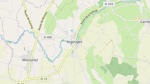 Carte de localisation de l'évènement