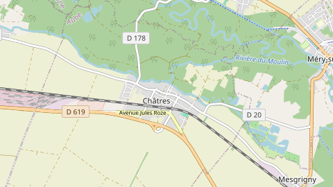 Carte de localisation de l'évènement