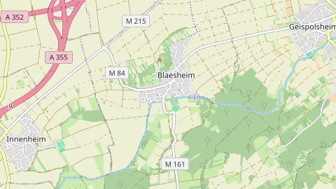 Carte de localisation de l'évènement