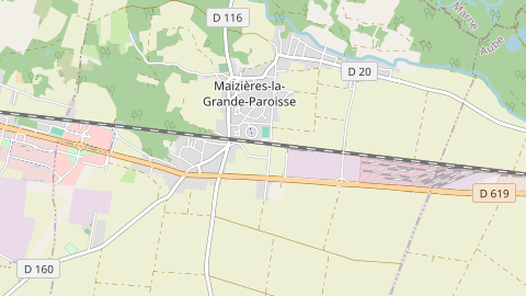 Carte de localisation de l'évènement