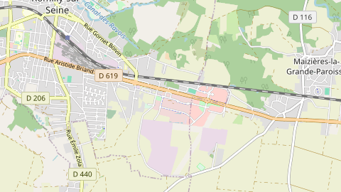 Carte de localisation de l'évènement