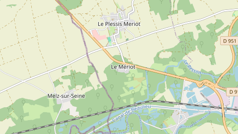 Carte de localisation de l'évènement