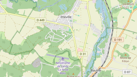 Carte de localisation de l'évènement