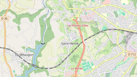 Carte de localisation de l'évènement