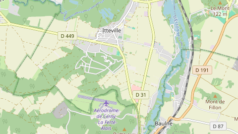 Carte de localisation de l'évènement