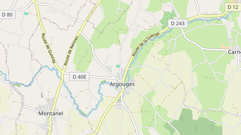 Carte de localisation de l'évènement