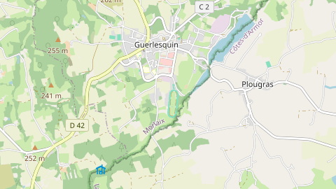 Carte de localisation de l'évènement