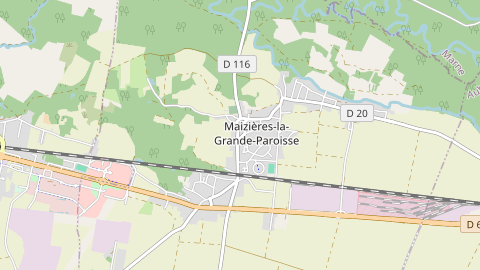 Carte de localisation de l'évènement