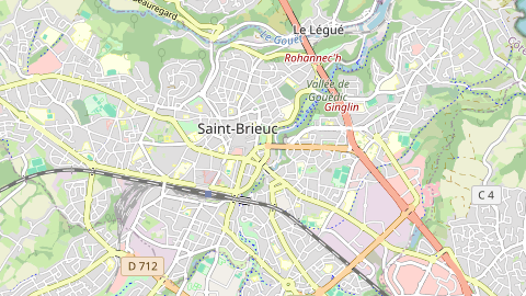 Carte de localisation de l'évènement