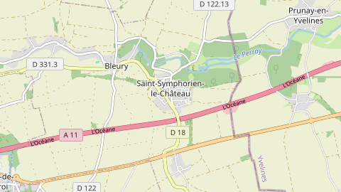 Carte de localisation de l'évènement