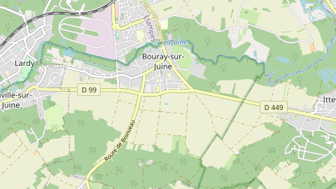 Carte de localisation de l'évènement