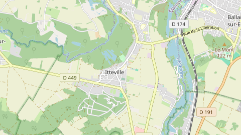 Carte de localisation de l'évènement