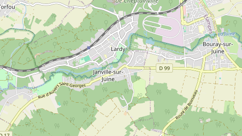Carte de localisation de l'évènement
