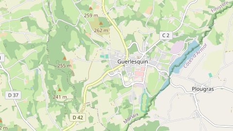 Carte de localisation de l'évènement