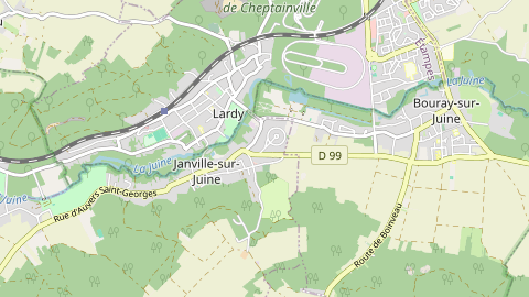 Carte de localisation de l'évènement
