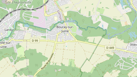 Carte de localisation de l'évènement
