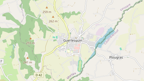 Carte de localisation de l'évènement