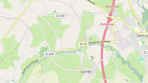 Carte de localisation de l'évènement