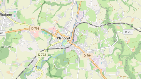 Carte de localisation de l'évènement