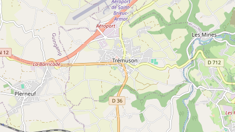 Carte de localisation de l'évènement