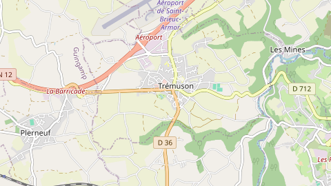 Carte de localisation de l'évènement