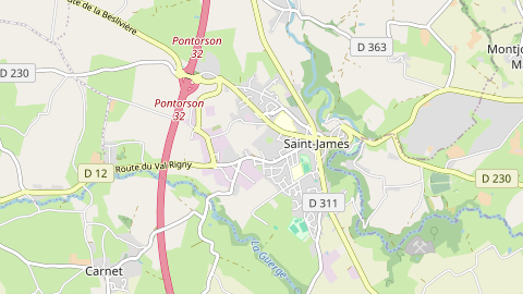 Carte de localisation de l'évènement