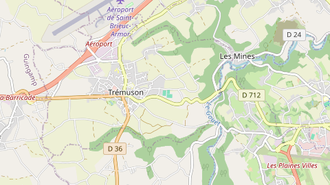 Carte de localisation de l'évènement