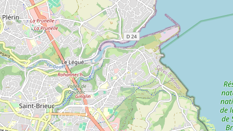 Carte de localisation de l'évènement