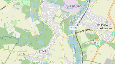 Carte de localisation de l'évènement