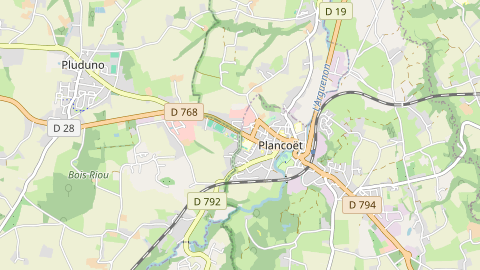 Carte de localisation de l'évènement