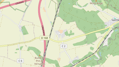 Carte de localisation de l'évènement