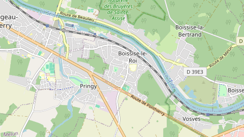 Carte de localisation de l'évènement