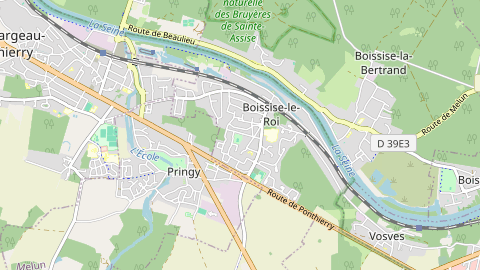 Carte de localisation de l'évènement