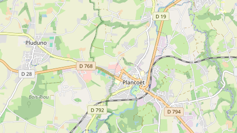 Carte de localisation de l'évènement