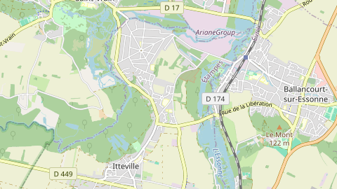 Carte de localisation de l'évènement