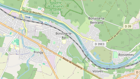 Carte de localisation de l'évènement