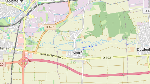Carte de localisation de l'évènement
