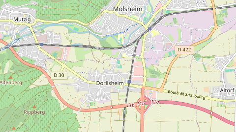 Carte de localisation de l'évènement