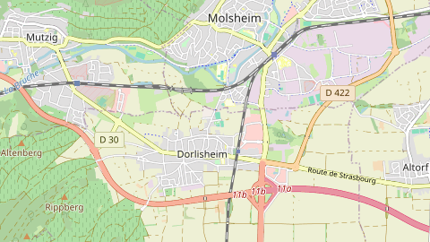Carte de localisation de l'évènement