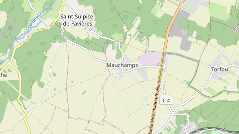 Carte de localisation de l'évènement