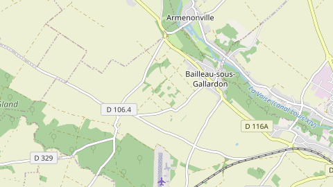 Carte de localisation de l'évènement