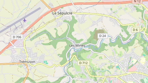 Carte de localisation de l'évènement
