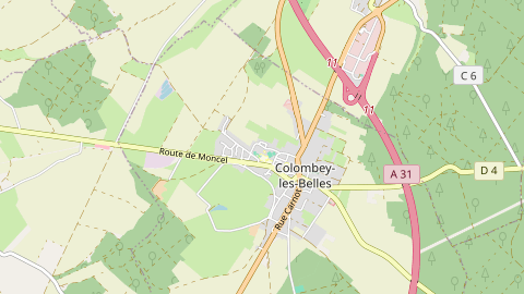 Carte de localisation de l'évènement